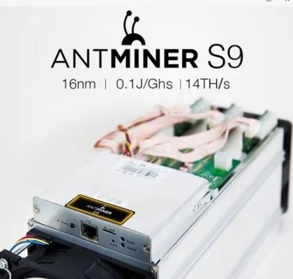 BTC التعدين S9 13.5T معدات تعدين تشفير 75dB منخفضة الضوضاء