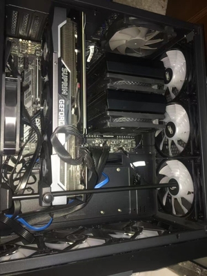 GDDR6X 850 واط MSI GeForce RTX 3070 Ti SUPRIM X 8G بطاقة رسومات 1860 ميجاهرتز