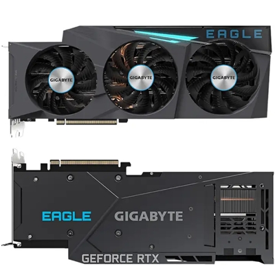 10240 CUDA جهاز التعدين بطاقة مصورات GA102 GIGABYTE GeForce RTX 3080Ti EAGLE 12GB