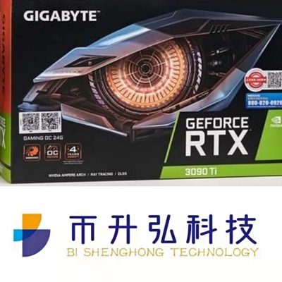 بطاقة رسومات GIGABYTE GeForce جهاز التعدين RTX 3090 Ti OC 24GB NVIDIA 384 قليل