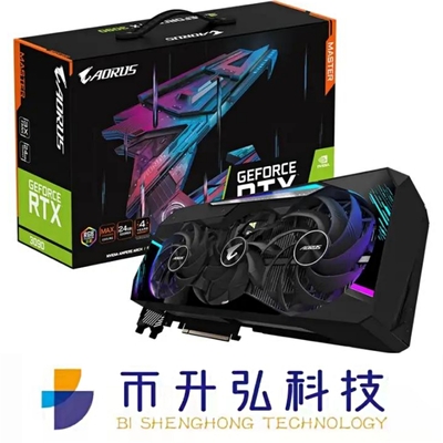 24 جرامًا من ETH GIGABYTE Aorus GeForce RTX 3090 10496 CUDA 1785 ميجا هرتز DirectX 12