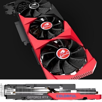 بطاقة رسومات 1695 ميجاهرتز ETH جهاز التعدين ملونة GeForce RTX 3090 24 جيجابايت