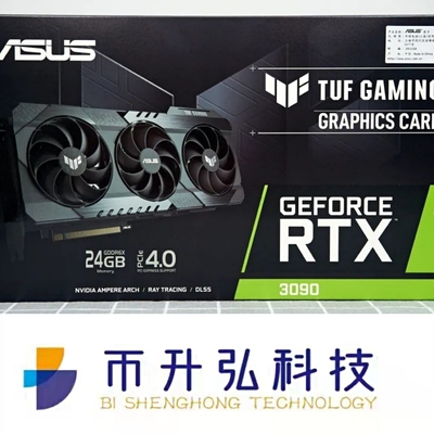 بطاقة رسومات ASUS TUF GeForce RTX 3090 سوداء سعة 24 جيجابايت