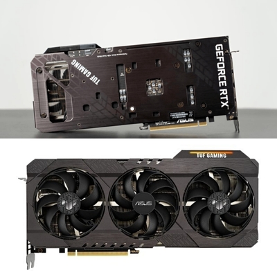 290 واط ASUS TUF GeForce RTX 3060TI OC 8GB 8pin 1665-1695MHz أسود