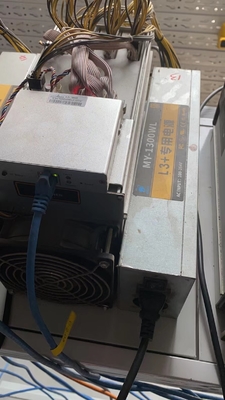 مستعمل Lite Coin عامل منجم 942W قليلmain Antعامل منجم L3 ++ 550M 6.5 كجم