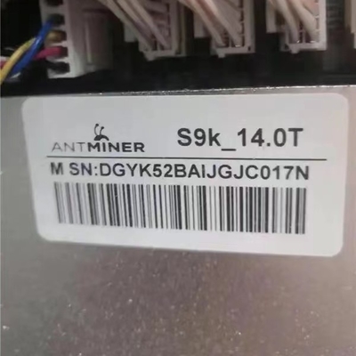 1148W اسيك قليلmain Antعامل منجم S9K 14T آلة تعدين العملات الرقمية المستعملة