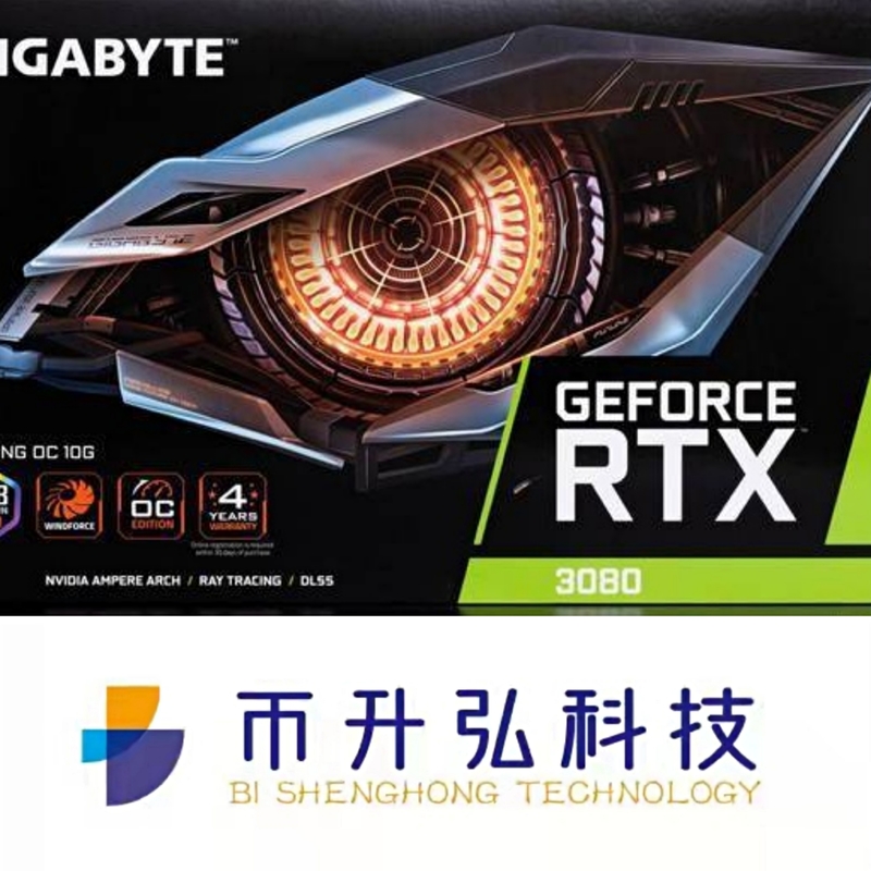 بطاقة رسومات 8704 CUDA جهاز التعدين 1800 ميجاهرتز GEFORCE RTX 3080 GAMING OC 10GB